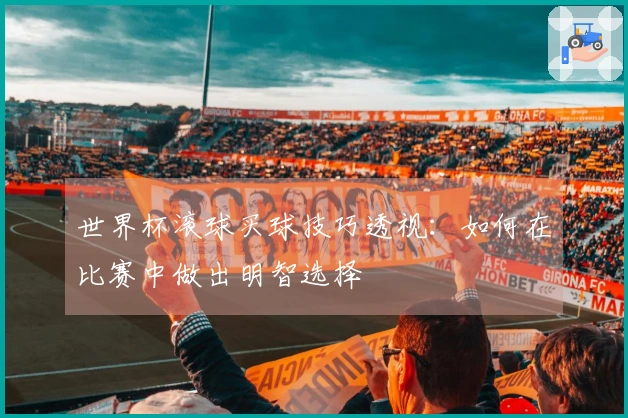 世界杯滚球买球技巧透视：如何在比赛中做出明智选择